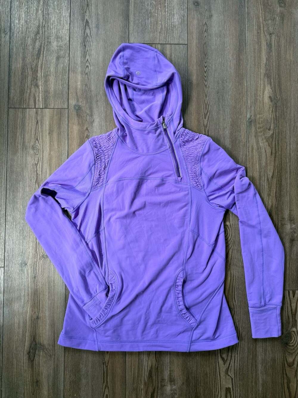 Lululemon Run Alpine Pullover Hoodie with Ruched Detail